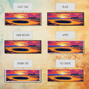 Sunken Hole, Sunset Glow, Framed Canvas Print, Surreal Landscape Art, Mystical Wall Decor, Vibrant Nature Scene, Living Room Art