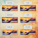 Whale Breach, Ocean Sunset, Marine Life, Vibrant Water, Framed Canvas Print, Nautical Decor, Beach House Wall Art, Coastal Art, Gift Idea