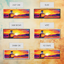 Whiskey Bottle, Sunset, Reflection, Canvas Print, Bar Wall Art, Whiskey Lover Gift, Rustic Decor, Warm Color Palette, Unique Wall Art