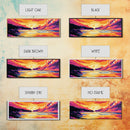 Ocean Wave, Sunset, Vibrant Colors, Canvas Print, Surfing Wall Art, Beach House Decor, Coastal Living Aesthetic, Ocean Lovers Gift
