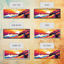 Lake Sunset, Dramatic Sky, Canvas Print, Nature Lover Wall Art, Vibrant Home Decor, Warm Color Palette, Boho Landscape Print