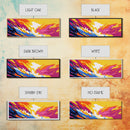 Sunset Wave, Ocean Wall Art, Abstract Beach Scene, Coastal Decor, Canvas Print, Vibrant Seascape, Living Room Art, Surfer Gift