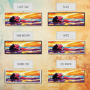Sunset Serenity, Woman Floating, Peaceful Escape, Canvas Print, Boho Wall Art, Self-Care Theme, Relaxing Bedroom Decor, Gift Idea