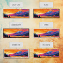 Mountain Valley, autumn colors, scenic nature, peaceful retreat, panoramic landscape, Nature Wall Art, Canvas Print, Framed Canvas Print