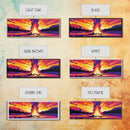Bonfire Glow, Mountain Sunset, Scenic Fire Art, Canvas Print, Rustic Lodge Decor, Cabin Living Wall Art, Fall Home Aesthetic, Nature Vibes