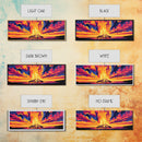Sunset Flames, Majestic Campfire, Vibrant Night Sky, Framed Canvas Print, Cozy Rustic Wall Art, Cabin Retreat, Autumn Home Decor