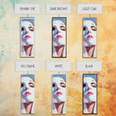 Masked Woman Portrait, Surreal Face Art, Abstract Feminine Painting, Contemporary Wall Art, Modern Aesthetic, Framed Canvas Print