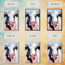 Cow Portrait, Farmhouse Animal Art, Rustic Wall Decor, Country Home Aesthetic, Modern Barn Decor, Canvas Print, Kitchen Wall Art