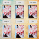 Floral Beauty, Romantic Blooms, Soft Pink Aesthetic, Feminine Wall Art, Elegant Pastel Decor, Framed Canvas Print, Living Room