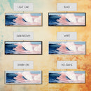 Ocean Waves, Pink and Blue, Coastal Wall Art, Minimalist Beach Print, Modern Home Decor, Surfer Vibes, Canvas Print, Serene Seascape