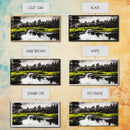River Reflection, Minimalist Nature Art, Framed Canvas Print, Black and White Landscape, Modern Wall Decor, Office Wall Art