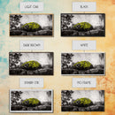 Mossy Rock, Abstract Nature, Green and Black Art, Canvas Print, Rustic Wall Decor, Boho Artwork, Modern Farmhouse Decor