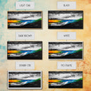 Abstract Seascape, Vibrant Waves, Modern Ocean Art, Coastal Home Decor, Colorful Beach Painting, Large Statement Art, Framed Canvas Print