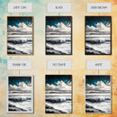 Ocean Wave Art, Seascape Print, Coastal Wall Decor, Seaside Art, Nautical Home Aesthetic, Beach House Wall Print, Framed Canvas Print