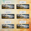Dramatic Beach, Blue Sky, Coastal Landscape Art, Canvas Print, Modern Nature Decor, Living Room Artwork, Large Scenic Wall Art