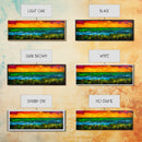 Vibrant, Ocean Sunset, Abstract, Beach, Canvas Print, Colorful Wall Art, Living Room Decor, Coastal Landscape, Modern Art, Large Wall Art