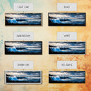 Ocean Waves, Coastal Sunset, Seascape Art, Nautical Wall Decor, Framed Canvas Print, Beach House Wall Art, Surfing Gift, Watercolor Vibes