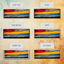 Sunset Seascape, Vibrant Horizon, Canvas Print, Ocean Wall Art, Coastal Home Decor, Modern Sunset Painting, Living Room Artwork