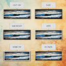 Powerful Ocean Wave, Realistic Seascape Art, Blue Water Wall Decor, Coastal Living Room Art, Surfer Beach Print, Framed Canvas Print