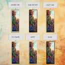 Vibrant Tropical, Jungle Art – Framed Canvas Print, tropical rainforest painting, bold wall decor, boho living room wall art, botanical vibe
