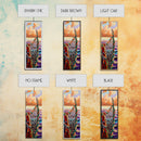 Net Ocean, Sunset Nautical – Canvas Print rustic fisherman’s net painting, nautical themed wall art, beach decor, living room statement art