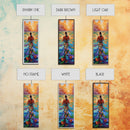 Woman Water, Sunset, Canvas Print, Bohemian Abstract Wall Art, Feminine Bedroom Decor, Sunset Painting, Vibrant Beach Vibes