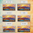 Sunset Ridge, Ocean Breeze, Autumn Mountains, Canvas Print, Warm Fall Wall Art, Rustic Living Room, Earthy Nature Artwork