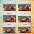 Boat Fisherman, Serene, Waters, Canvas Print colorful coastal life art Office Wall Art tropical ocean boho decor relaxed living