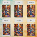 Desert Oasis, Wildflower Stream, Canyon Art, Boho Decor, Eclectic Home Style, Kitchen Wall Art, Canvas Print, Colorful Nature Painting