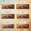 Lobster Art, Bold Seafood, Nautical Kitchen, Coastal Colors, Canvas Print, Dining Room Wall Art, Beach House Decor, Vibrant Sea Life Painting