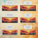 Sunset Horizon, Autumn Clouds, Landscape Wall Decor, Fall Tones, Framed Canvas Print, Rustic Art, Living Room Wall Art, Boho Style