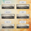 Windy Field, Dust Storm, Desert Mist, Dystopian Vibes, Canvas Print, Fall Office Wall Art, Moody Landscape Photography, Earth Tones