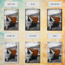 Coastal Breakwater, Rust Texture, Industrial Seascape, Framed Canvas Print, Modern Rustic Wall Art, Ocean Decor, Urban Beach Style