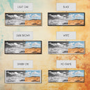 Desert Split, Before and After, Landscape Transformation, Canvas Print, modern western wall art, minimalist nature photography