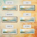 Block Island, Rhode Island,United States Watercolor Print, Vacation Gift, Rhode Island,United States Wall Art, Beach Painting, Beach Decor, Large Wall Art, Wood Frame Art
