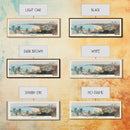 Canggu Beach, Indonesia Watercolor Print, Vacation Gift, Indonesia Wall Art, Beach Painting, Beach Decor, Large Wall Art, Wood Frame Art