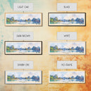 Ho Coc, Vietnam Watercolor Print, Vacation Gift, Vietnam Wall Art, Beach Painting, Beach Decor, Large Wall Art, Wood Frame Art