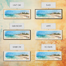 Playa Maguana, Cuba Watercolor Beach Print, Vacation Gift, Cuba Wall Art, Framed Canvas Print, Framed Beach Painting
