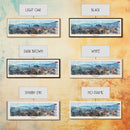 Celje Slovenia Panoramic Travel Poster, Framed Canvas Print or Metal Wall Art, Travel Art, Home Decor, Panoramic Painting, Midcentury Art