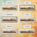 Charleroi Belgium Travel Print Wall Art, Panoramic City Art, Travel Art, Wall Decor, Vacation Gift, Framed Canvas Print Or Metal Art