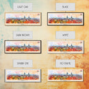 Debrecen Hungary Panoramic Travel Poster, Framed Canvas Print or Metal Wall Art, Travel Art, Home Decor, Panoramic Painting, Midcentury Art