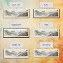Rio Tinto Panoramic Travel Poster, Framed Canvas Print or Metal Wall Art, Travel Art, Home Decor, Panoramic Painting, Midcentury Art