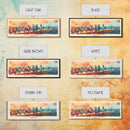 Rotterdam Netherlands Wall Art, Panoramic Travel Poster, Panoramic Framed Canvas Print, City Wall Art, Wall Hanging Home Decor, Travel Art