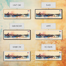 Toulouse Franc Wall Art, Panoramic Travel Poster, Panoramic Framed Canvas Print, City Wall Art, Wall Hanging Home Decor, Travel Art