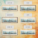 Zurich Switzerland Travel Art, City Art, Framed Canvas Print or Metal Wall Art, Europe Travel Poster, Panoramic Wall Art, Extra Wide Wall Art