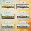 Breda Netherlands Panoramic Travel Poster, Framed Canvas Print or Metal Wall Art, Travel Art, Home Decor, Panoramic Painting, Midcentury Art