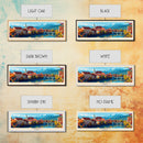 Kranj Slovenia Wall Art, Panoramic Travel Poster, Panoramic Framed Canvas Print, City Wall Art, Wall Hanging Home Decor, Travel Art