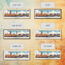 London United Kingdom Panoramic Travel Poster, Framed Canvas Print or Metal Wall Art, Travel Art, Home Decor, Panoramic Painting, Midcentury Art