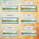 Narva Estonia Panoramic Travel Poster, Framed Canvas Print or Metal Wall Art, Travel Art, Home Decor, Panoramic Painting, Midcentury Art