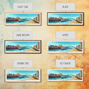Newcastle United Kingdom Wall Art, Panoramic Travel Poster, Panoramic Framed Canvas Print, City Wall Art, Wall Hanging Home Decor, Travel Art
